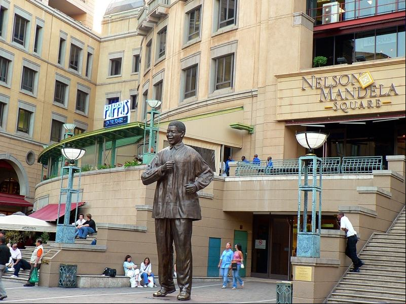 A imagem de Nelson Mandela est