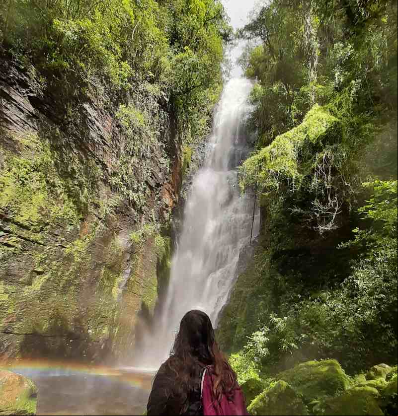 Cachoeira da Pedra Furada - Benedito Novo - Vale Europeu Catarinense - Estado de Santa Catarina - Regi
