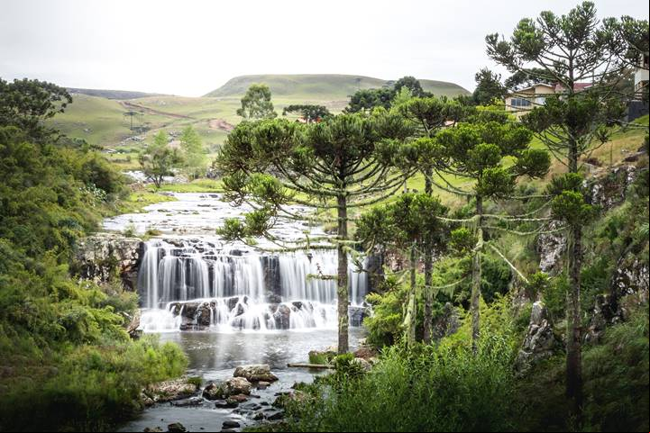 Cascatinha - Cascata da Barrinha - Bom Jardim da Serra - Serra Catarinense - Estado de Santa Catarina - Regi