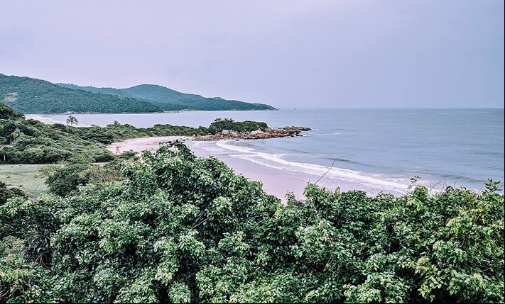 Praia de Palmas - Governador Celso Ramos - Litoral Catarinense - Estado de Santa Catarina - Regi