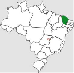 Mapa do Cear