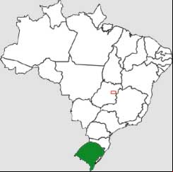 Mapa do Rio Grande do Sul