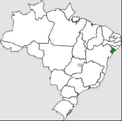 Mapa de Sergipe