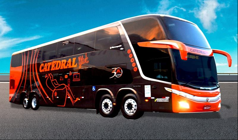 Ônibus de viagens intermunicipais da Viação Catedral - Empresas de Ônibus do Brasil