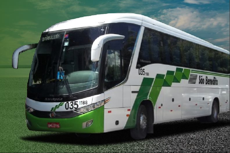 Ônibus de viagens intermunicipais da Empresa São Benedito (Viação São Benedito) Ltda. - Empresas de Ônibus do Brasil