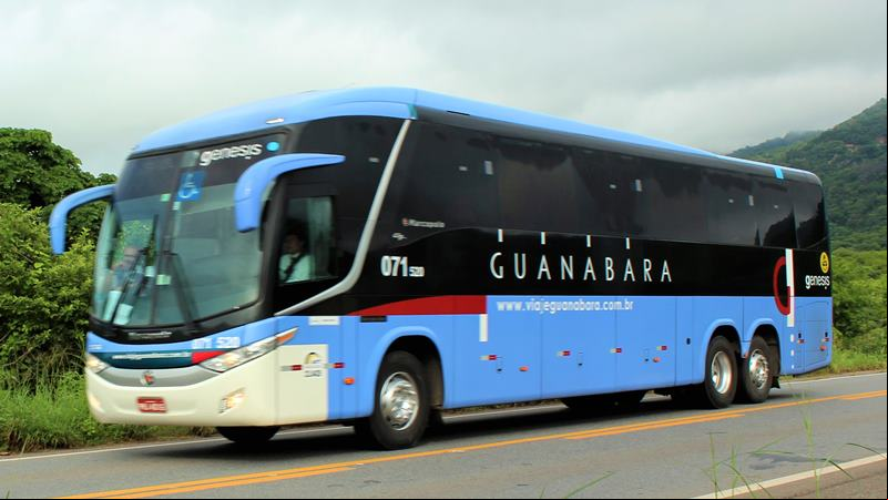 Ônibus de viagens intermunicipais da Expresso Guanabara Ltda. - Empresas de Ônibus do Brasil