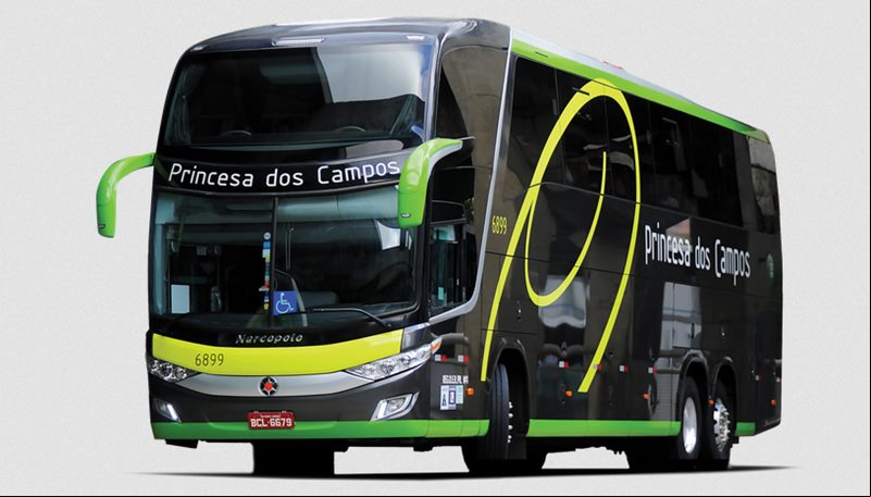 Ônibus de viagens intermunicipais do Expresso Princesa dos Campos Ltda. - Empresas de Ônibus do Brasil