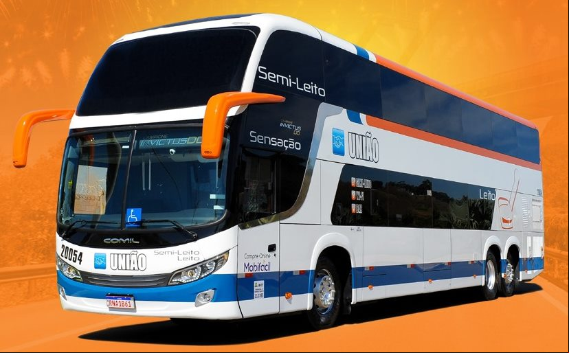 Ônibus de viagens intermunicipais da Expresso União Ltda. - Empresas de Ônibus do Brasil