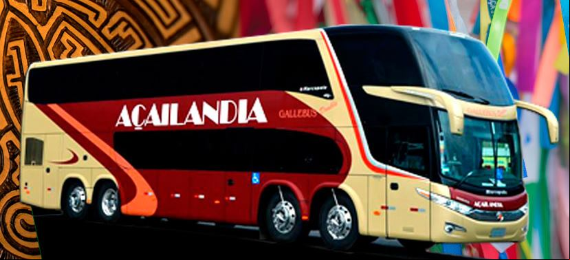 Ônibus de viagens intermunicipais da Viação Açailândia - Empresas de Ônibus do Brasil