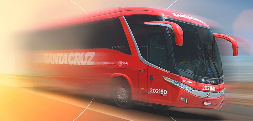 Ônibus de viagens intermunicipais da Viação Santa Cruz - Empresas de Ônibus do Brasil